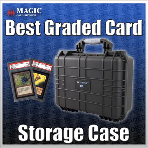 the biggest big black metal box|MTG Card Storage Case .